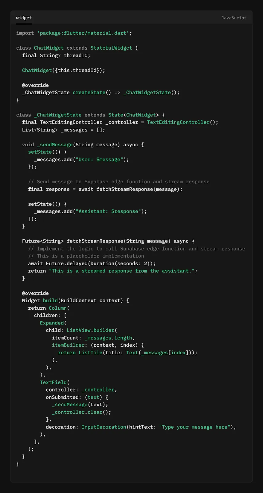 Demonstration of the Widget — screenshot from “How we built Handy”