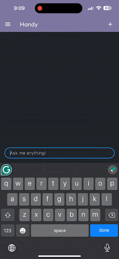 Screenshot from “How we built Handy, a ChatGPT-like Experience with FlutterFlow and Supabase”