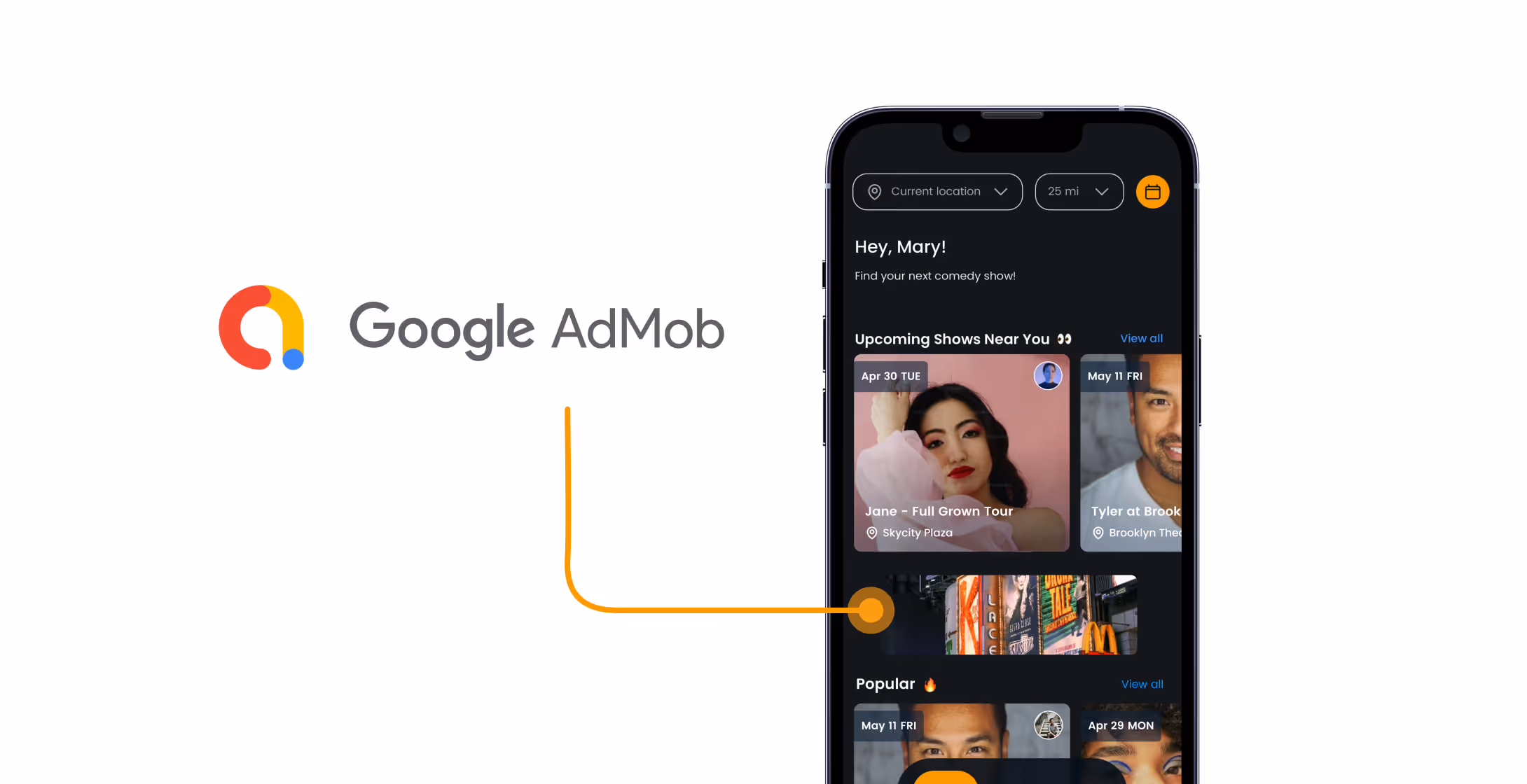 Monetized with Google AdMob