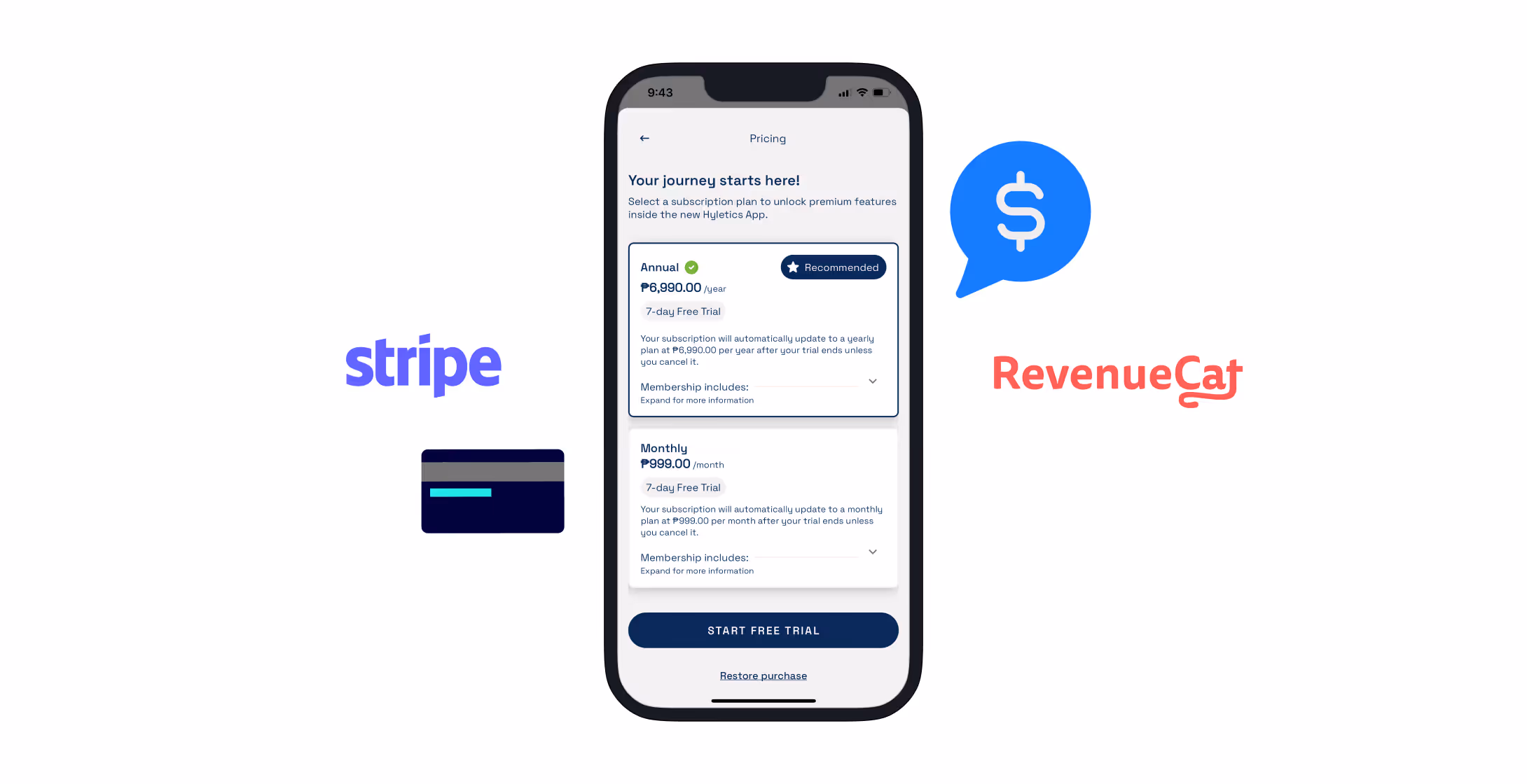 RevenueCat and Stripe integrations