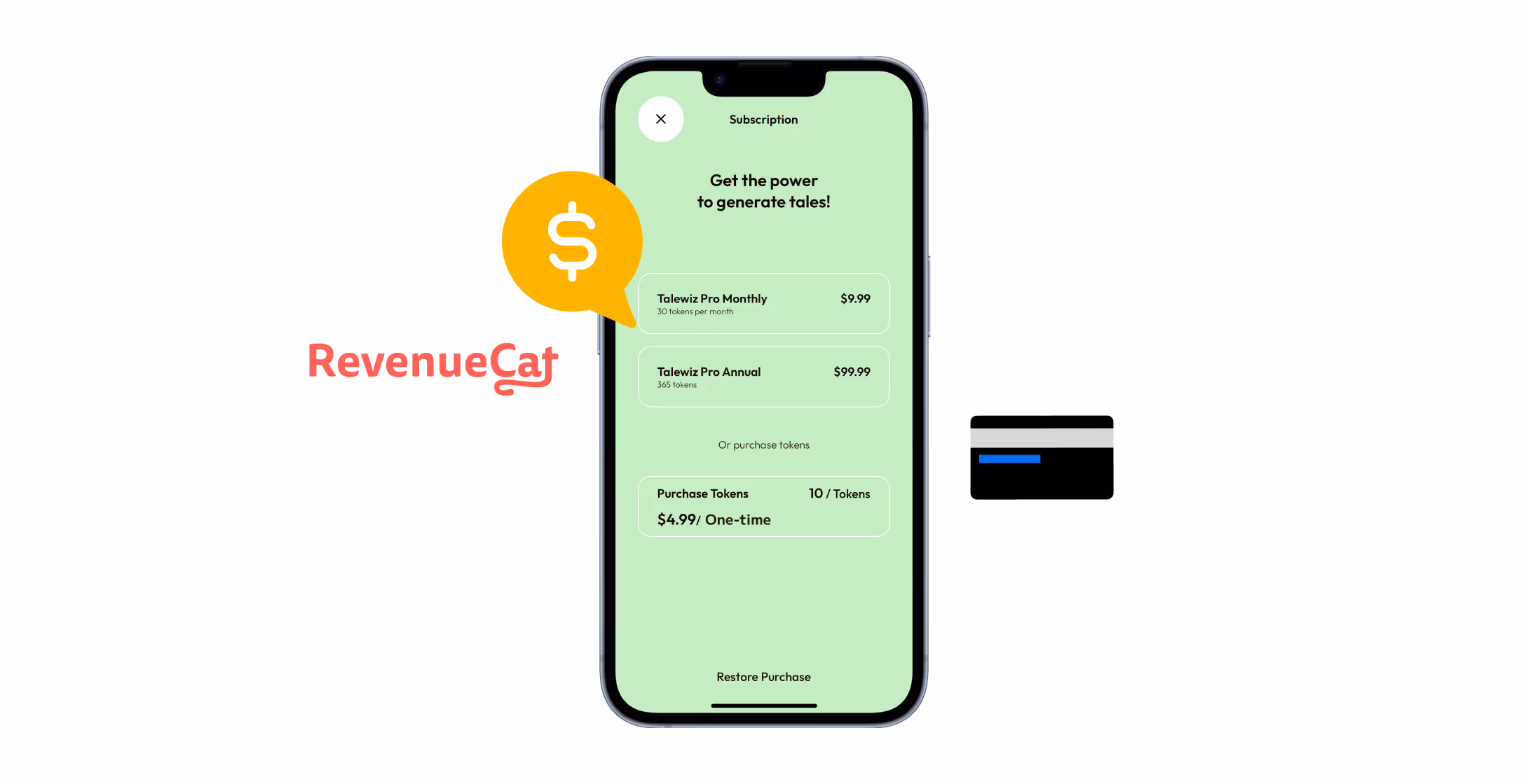 In-app subscriptions and purchases with RevenueCat